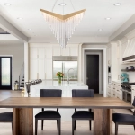 Żyrandol Vivien – Matowe złoto QN-VIVIEN-P-L-BG Elstead Lighting