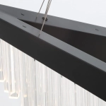 Żyrandol Vivien – Matowa czerń QN-VIVIEN-P-L-BK Elstead Lighting