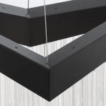 Żyrandol Vivien – Matowa czerń QN-VIVIEN-P-L-BK Elstead Lighting