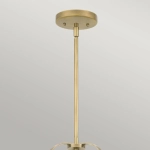 Lampa wisząca Wimberley – 3 źródła światła – Wyblakły mosiądz QN-WIMBERLEY-P-WS Elstead Lighting