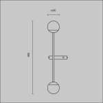 Lampa ścienna (kinkiet) Touch MOD285WL-L10BS3K Maytoni - zdjęcie dodatkowe 5