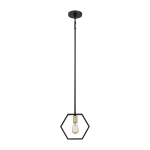 Mała lampa wisząca Bismarck – 1 źródło światła QZ-BISMARCK-MP-EK Elstead Lighting