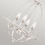Lampa wisząca Bradbury – 4 źródła światła – Antyczna biel QZ-BRADBURY-4P-AWH Elstead Lighting