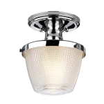 kinkiecik.pl Półplafon Dublin – 1 źródło światła – Polerowany chrom QZ-DUBLIN-SF-PC Elstead Lighting