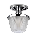 Półplafon Dublin – 1 źródło światła – Polerowany chrom QZ-DUBLIN-SF-PC Elstead Lighting