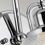 Kinkiet Dublin – 1 źródło światła – Polerowany chrom QZ-DUBLIN1-PC Elstead Lighting