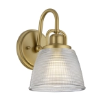 kinkiecik.pl Kinkiet Dublin – 1 źródło światła – Malowany naturalny mosiądz QZ-DUBLIN1-PNBR Elstead Lighting