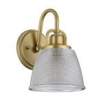 Kinkiet Dublin – 1 źródło światła – Malowany naturalny mosiądz QZ-DUBLIN1-PNBR Elstead Lighting