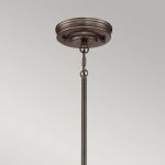 Lampa wisząca Emery – 1 źródło światła – Brąz palladiański QZ-EMERY-P-M-PN Elstead Lighting