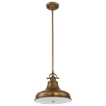 Lampa wisząca Emery – 1 źródło światła – Stary mosiądz QZ-EMERY-P-M-WS Elstead Lighting