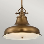 Lampa wisząca Emery – 1 źródło światła – Stary mosiądz QZ-EMERY-P-M-WS Elstead Lighting