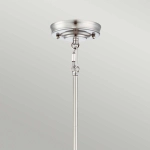 Mała lampa wisząca Emery – 1 źródło światła – Cesarskie srebro QZ-EMERY-P-S-IS Elstead Lighting