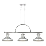 kinkiecik.pl Podłużna lampa wisząca Emery – 3 źródła światła – Cesarskie srebro QZ-EMERY3P-IS Elstead Lighting