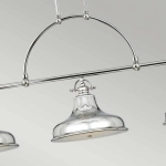 Podłużna lampa wisząca Emery – 3 źródła światła – Cesarskie srebro QZ-EMERY3P-IS Elstead Lighting