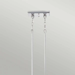 Podłużna lampa wisząca Emery – 3 źródła światła – Cesarskie srebro QZ-EMERY3P-IS Elstead Lighting