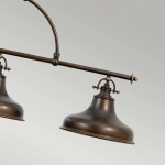 Podłużna lampa wisząca Emery – 3 źródła światła – Brąz palladiański QZ-EMERY3P-PN Elstead Lighting