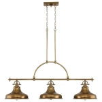 Podłużna lampa wisząca Emery – 3 źródła światła – Stary mosiądz QZ-EMERY3P-WS Elstead Lighting