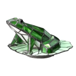 Lampka dekoracyjna w kształcie żaby Tiffany – 1 źródło światła QZ-FROG-TL Elstead Lighting