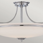 Półplafon Griffin – 3 źródła światła – Polerowany chrom QZ-GRIFFIN-SFS-C Elstead Lighting