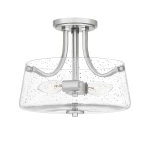 Półplafon Hollister – 2 źródła światła – Polerowany nikiel QZ-HOLLISTER-SF-PN Elstead Lighting
