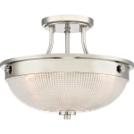 kinkiecik.pl Półplafon Mantle – 2 źródła światła – Polerowany nikiel QZ-MANTLE-SF-IS Elstead Lighting
