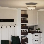 Półplafon Mantle – 2 źródła światła – Polerowany nikiel QZ-MANTLE-SF-IS Elstead Lighting