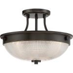 kinkiecik.pl Półplafon Mantle – 2 źródła światła – Palladiański brąz QZ-MANTLE-SF-PN Elstead Lighting