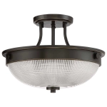 Półplafon Mantle – 2 źródła światła – Palladiański brąz QZ-MANTLE-SF-PN Elstead Lighting