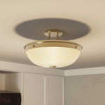 Półplafon Mantle – 2 źródła światła – Stary mosiądz QZ-MANTLE-SF-WS Elstead Lighting