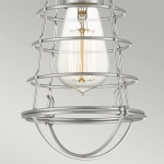 Półplafon Mixon – 1 źródło światła – Szczotkowany nikiel QZ-MIXON-SF-BN Elstead Lighting