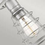 Półplafon Mixon – 1 źródło światła – Szczotkowany nikiel QZ-MIXON-SF-BN Elstead Lighting
