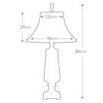 Lampa stołowa Monteverde – 1 źródło światła QZ-MONTEVERDE Elstead Lighting
