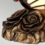 Lampka dekoracyjna w kształcie motyla Tiffany – 1 źródło światła QZ-OBUTTERFLY-TL Elstead Lighting