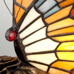 Lampka dekoracyjna w kształcie motyla Tiffany – 1 źródło światła QZ-OBUTTERFLY-TL Elstead Lighting