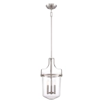 kinkiecik.pl Lampa wisząca Penn Station – 3 źródła światła – Szczotkowany nikiel QZ-PENN-STATION-M-BN Elstead Lighting