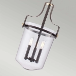 Lampa wisząca Penn Station – 3 źródła światła – Zachodni brąz QZ-PENN-STATION-M-WT Elstead Lighting