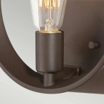 Kinkiet Uptown Theater Row – 1 źródło światła – Zachodni brąz QZ-THEATER-ROW1WT Elstead Lighting