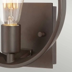 Kinkiet Uptown Theater Row – 1 źródło światła – Zachodni brąz QZ-THEATER-ROW1WT Elstead Lighting