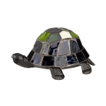 Dekoracyjna lampka w kształcie żółwia lądowego Tiffany – Wbudowany moduł LED QZ-TORTOISE-TL Elstead Lighting