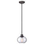 kinkiecik.pl Lampa wisząca Trilogy – 1 źródło światła – Stary brąz QZ-TRILOGY-MP Elstead Lighting