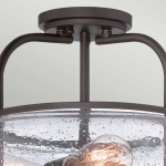 Półplafon Trilogy – 3 źródła światła – Stary brąz QZ-TRILOGY-SF-M Elstead Lighting