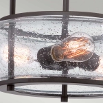 Półplafon Trilogy – 3 źródła światła – Stary brąz QZ-TRILOGY-SF-M Elstead Lighting