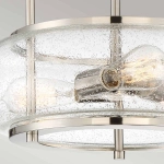Półplafon Trilogy – 3 źródła światła – Szczotkowany nikiel QZ-TRILOGY-SFM-BN Elstead Lighting