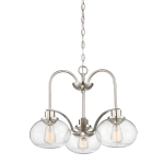 kinkiecik.pl Żyrandol Trilogy – 3 źródła światła – Szczotkowany nikiel QZ-TRILOGY3-BN Elstead Lighting