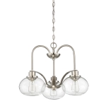 Żyrandol Trilogy – 3 źródła światła – Szczotkowany nikiel QZ-TRILOGY3-BN Elstead Lighting