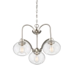 Żyrandol Trilogy – 3 źródła światła – Szczotkowany nikiel QZ-TRILOGY3-BN Elstead Lighting