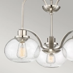 Żyrandol Trilogy – 3 źródła światła – Szczotkowany nikiel QZ-TRILOGY3-BN Elstead Lighting