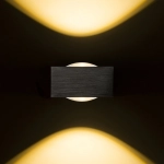 kinkiecik.pl KORSO II ścienna czarny anodowany 230V LED 2x3W 120° IP54 3000K R12832 Rendl light studio