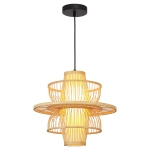Rattanowa lampa wisząca Astra naturalna 1xE27 LP-3110/1P NT Light Prestige
