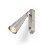 ALEXIS ścienna nikiel mat 230V LED GU10 5W Rendl light studio R14466 - zdjęcie dodatkowe 2